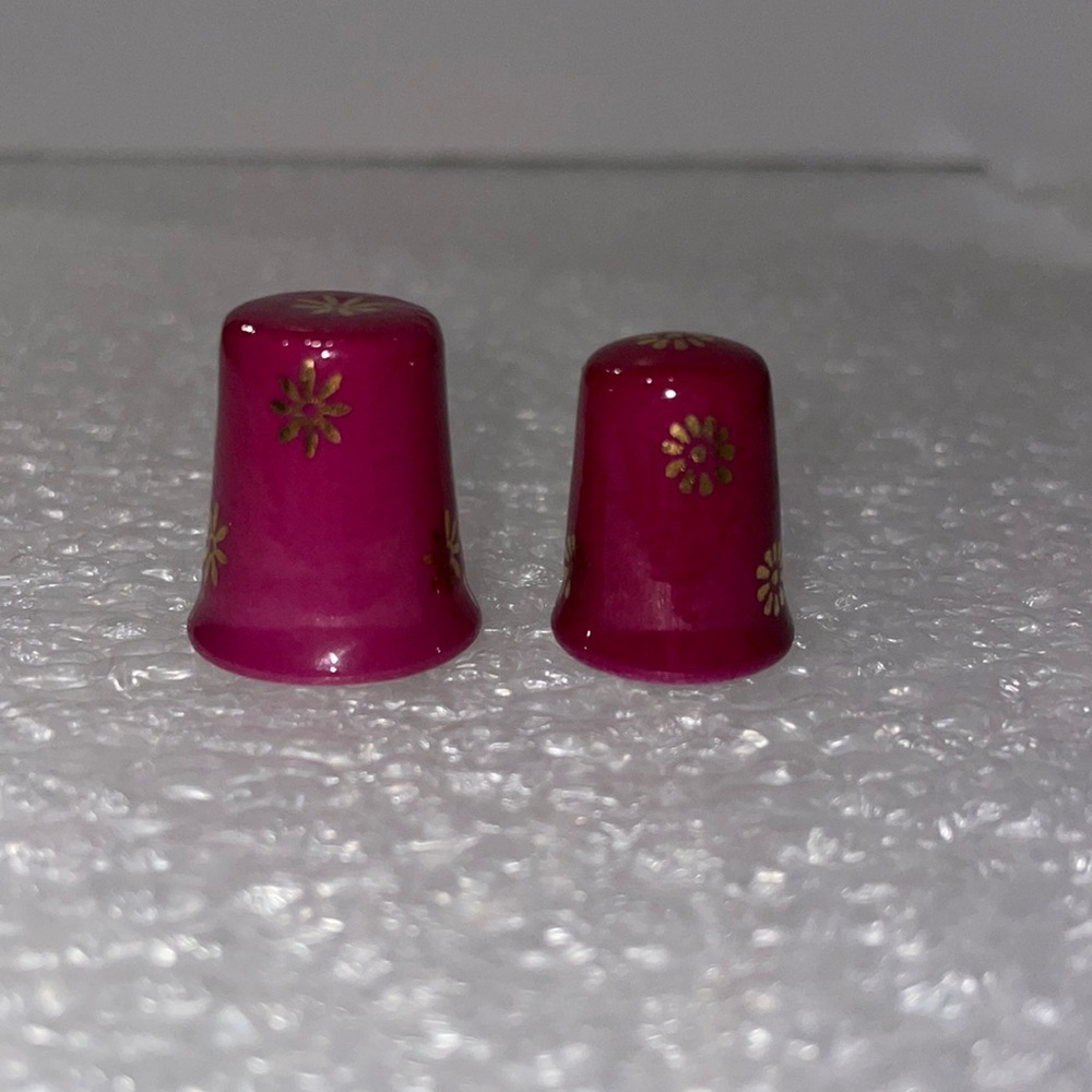 Vintage Porcelain Thimbles- Limoges France